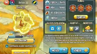 Dominando con DVICE 22(Review al 120) |Monster Legends