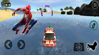 Floating Water Car Driving - Floating Beach Drive Simulator - Android GamePlay #2