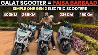 SIMPLE ONE GEN 2 ELECTRIC SCOOTER⚡️ | Detailed Ride Review | Truth of 400KM RANGE?