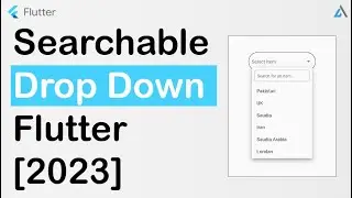 Searchable Drop Down Flutter [2023] - Flutter Widgets
