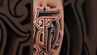 Custom Chicano Lettering Tattoo 