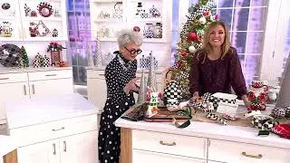 MacKenzie - Childs Set of 3 Holiday Stacking Mugs on QVC