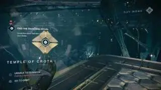 Destiny Moon Temple Of Crota Ghost Location!