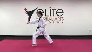 Poomsae 3 Step By Step Back View