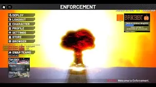 Dropping my first nuke in Enforcement - Roblox