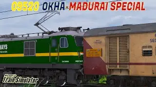 09520/Okha - Madurai Special Fare Special || MSTS