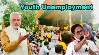 BJP's youth wing stages against unemployment in West Bengal