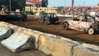 Small Car Compact Qualifying Heat Demolition Derby Buck Motorsports 7-5-25