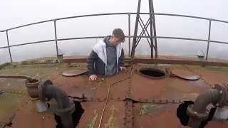 CLIMBING *INSIDE* Abandoned Water Tower
