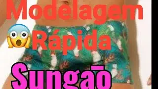 Aprenda Sunga Box_ molde f&aacute;cil
