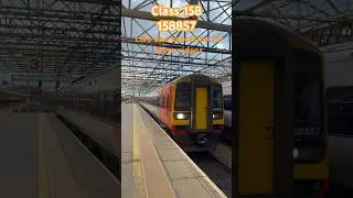 Trainspotting at Crewe: Class 158 EMR Passenger Train Arrival #trainspotting #railway #emr #trains