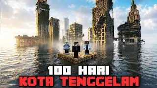 100 Days of Minecraft RAFT Hardcore - SUBMERGED CITY