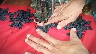Embroidery Machine se Kameez Daman Patch Work 🌸#zarar597 