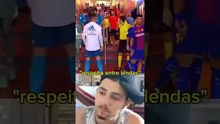 O RESPEITO ENTRE LENDAS! 🥺✨⚽ #memes #humor