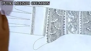 Full hand Bangles mehndi// beautiful Bangles style  mehndi design 2022// Putki mehndi creation