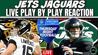 NEW YORK JETS VS JACKSONVILLE JAGUARS LIVE PLAY BY PLAY REACTION | NFL Week 16 2022