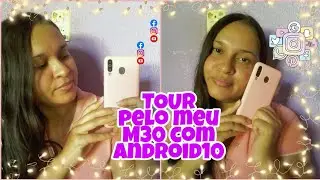 Tour pelo meu celular/mostrei meus apps e nova atualização do android/Samsung M30📱