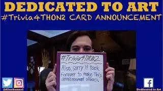 #Trivia4THON2 Card Announcement