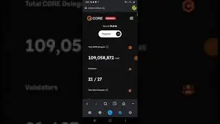 Yadda zamuyi staking na Core acikin metamask da cikin sauki