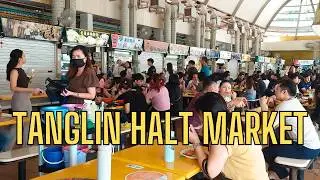 A 3-Minutes Tour of the Hawker Stalls at Tanglin Halt Market | Singapore | Street Food