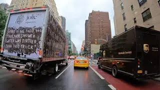Moody Metropolis: Drizzle Driving from Forest Hills to East Manhattan