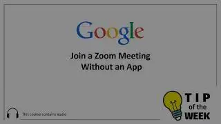 Присоединяйтесь к Zoom-конференции без приложения.