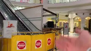 ESCALATOR DOWN AND UP BROKEN! Looking at Escalators at Tysons Corner Center Mall, McLean, VA