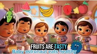 Baby Astronaut Eats Healthy | Learn Healthy Food for Kids | Kids Song Nursery Rhymes | Yes Yes Yes 