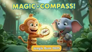 Magic Compass Adventure! | Jungle Beat: Munki & Trunk | Kids Cartoon 2025