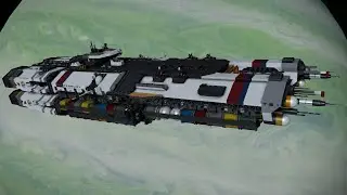 E.M.C. Galaxy Class Bulk Freighter - Space Engineers Ship Review