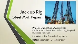 Jack Up Rig Steel Work Repair