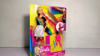 Barbie Rainbow Sparkle Hair! Revisión en Español