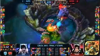 Ultimate mitol&oacute;gico do Yang de Gnar na final do CBLOL
