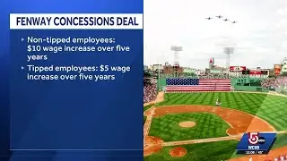 Fenway Park concessions workers ratify new deal with Aramark