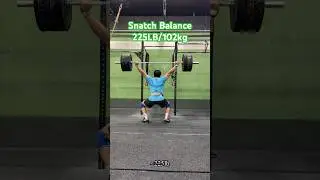 스내치 밸런스 225LB/102Kg #shorts #crossfit #weightlifting #역도 #snatch #snatchbalance