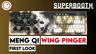 Superbooth 20HE: Meng Qi Wing Pinger Synthesizer First Look & Sound Demo
