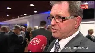 Interview Nico Schoof tijdens nieuwjaarsreceptie gemeente Alphen aan den Rijn