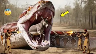 Brave Heroes Battle Giant Python to Save Poor Donkey&rsquo;s Life | Real Rescue