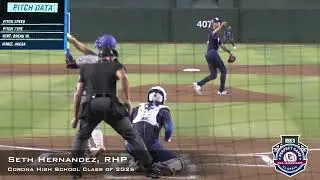 Seth Hernandez Prospect Video, RHP, Corona High School Class of 2025, #PGAAC