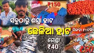 ଛେଳିଆର ଦେଶୀ ହାଟ😱 || Chhelia Hata 🔥 || ମଞ୍ଜୁରିଆନ କୁ ଗେଣ୍ଡା🐌 ଶାମୁକା ବିକ୍ରି || Tribal Mayurbhanj Hata
