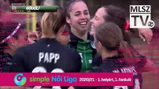 MTK Hungária FC - FTC-Telekom  | 0-3 | Simple Női Liga | 1. helyért, 1. forduló - gólösszefoglaló