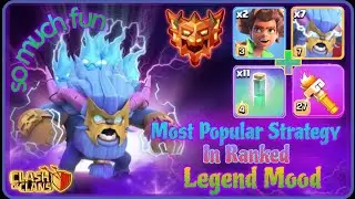 Best Strategy In Ranked Legend Mode For Noobs. Super Yeti+RC Charge+Heroic🔦 Strong Combo. Army 👇
