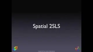 Spatial Two Stage Least Squares II