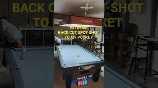 EXTREME BACK CUT SPOT SHOT TO MY POCKET #billiards #8ballpool #blackballpool #livestream