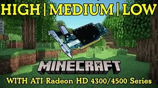 ATI Radeon HD 4300/4500 Series | Minecraft VANILLA | 1080p | 1.17.1
