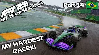MY HARDEST RACE!!! PART 14: F1 23 MY TEAM CAREER