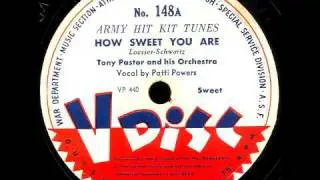 V-Disc 148  Tony Pastor, Patti Powers, Artie Shaw