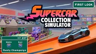 Supercar Collection Simulator First Look - Rusty Wheels is Open for Business!  Episode 1