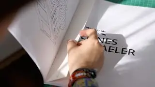 Making-of Hidden Places (Buchbinden)