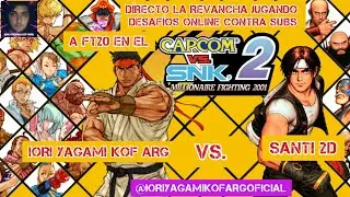 D&Iacute;RECTO LA REVANCHA JUGANDO DESAF&Iacute;OS ONLINE CONTRA SUBS, IORI KOF ARG VS. SANTI 2D A FT20 EN EL CVS2
